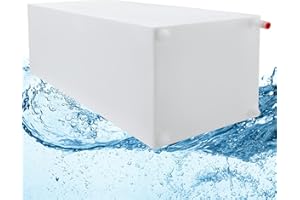 RecPro RV Fresh Water Tank | 50.5” x 19.5" x 17.5” | BPA Free | for Camping Trips, RV, or Backup Water Source | Made in USA (75 Gallon)