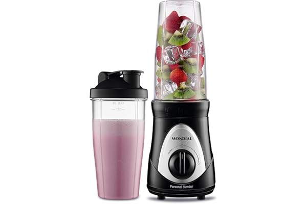 Personal Blender, Mondial, Preto/Prata, 300W, 220V - DG-01