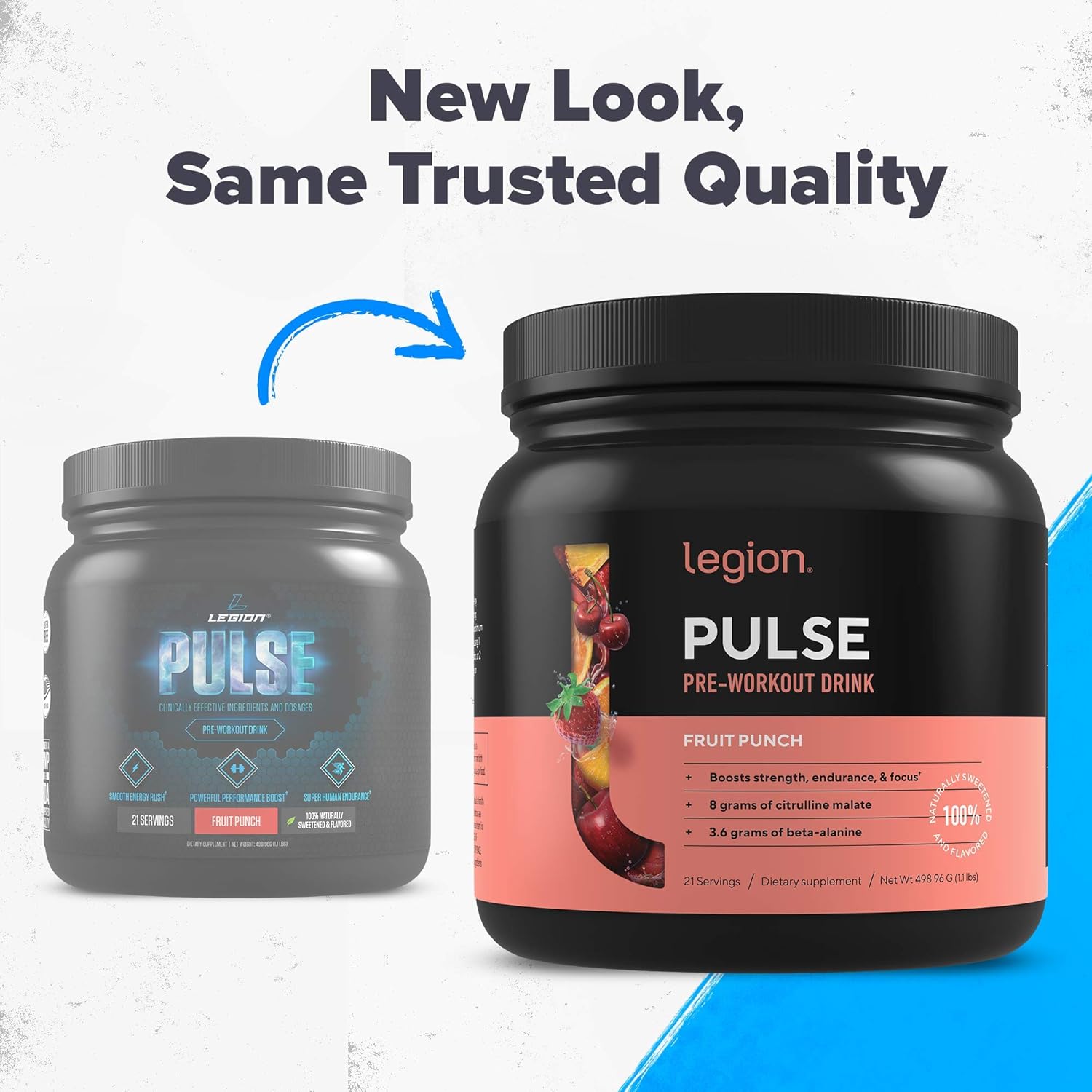 Legion Pulse, Best Natural Pre Workout Supplement for Women and Men – Powerful Nitric Oxide Pre Workout, Effective Pre Workout for Weight Loss. (Fruit Punch): Health & Personal Care