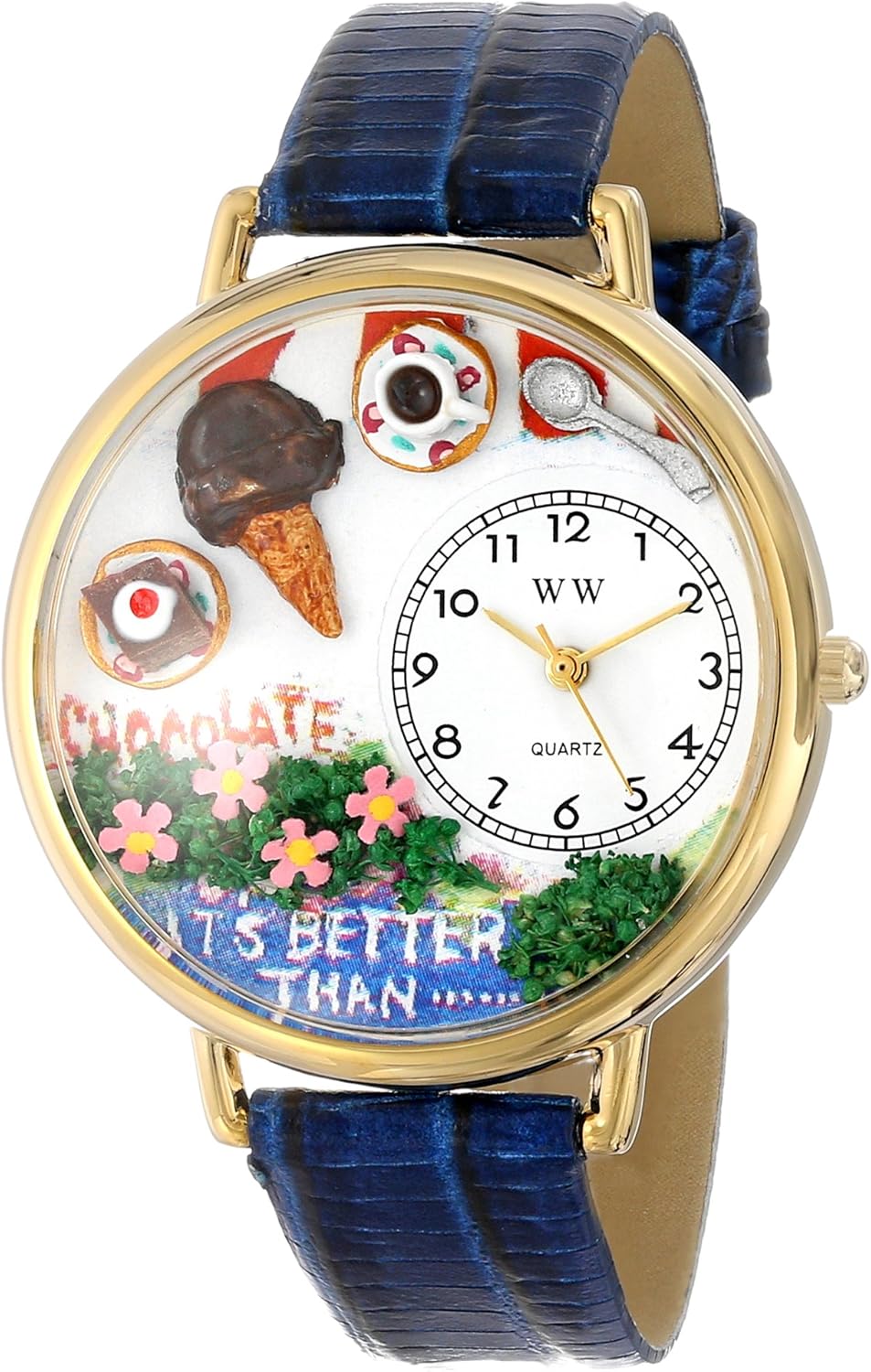 Chocolate Lover Watch in Gold (Large) Whimsical Watches Amazon.ca Watches