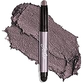 Julep Eyeshadow 101 Cream-to-Powder Waterproof Shadow Stick – Smoky Amethyst Shimmer – Long-Lasting, Crease-Proof, Rich Purple Shimmer Cream Eyeshadow with Built-in Smudger