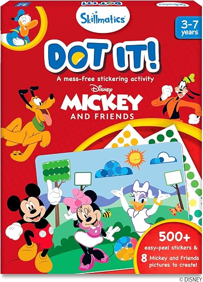 Skillmatics Dot It Sticker Art Disney Mickey and Friends 500+ Stickers
