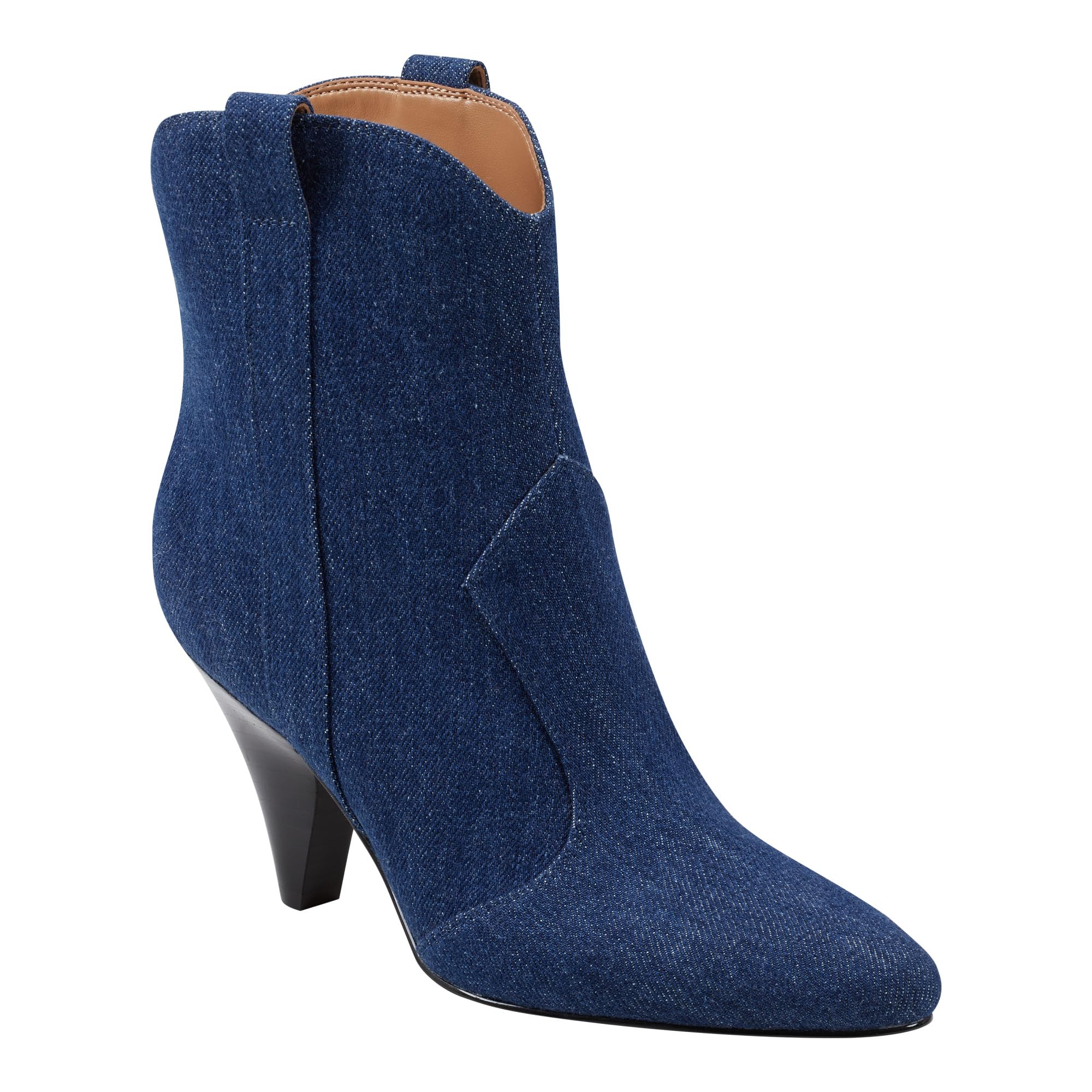 Photo 1 of Marc Fisher LTD Women's Carissa Ankle Boot, Navy Denim 400, 5