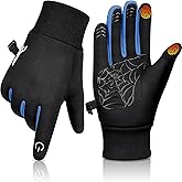 YANIKY Kids Winter Gloves Boys Girls,Anti-Slip Touchscreen Thermal Gloves for Running Cycling Outdoor Activities,Ages 4-12