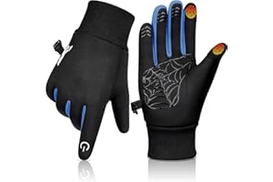 YANIKY Kids Winter Gloves Boys Girls,Anti-Slip Touchscreen Thermal Gloves for Running Cycling Outdoor Activities,Ages 4-12
