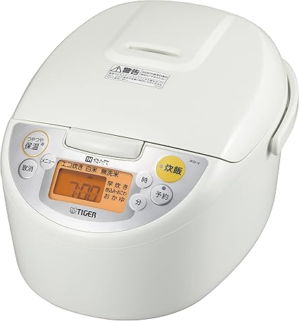 Amazon Com Tiger Ih Rice Cooker Cooked 5 5 Go Cook Jkd V100 W White Home Kitchen Amazon Com Tiger Ih Rice Cooker Cooked 5 5 Go Cook Jkd V100 W White Home Kitchen