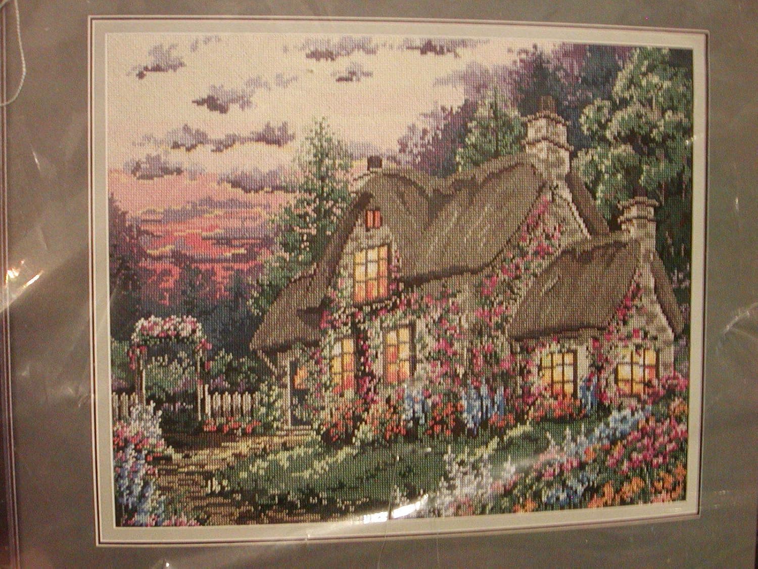 Janlynn "English Cottage" Needlepoint Kit 0613
