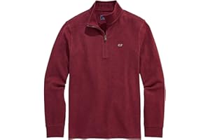 vineyard vines Men's Saltwater Quarter-Zip Pullover Sweater