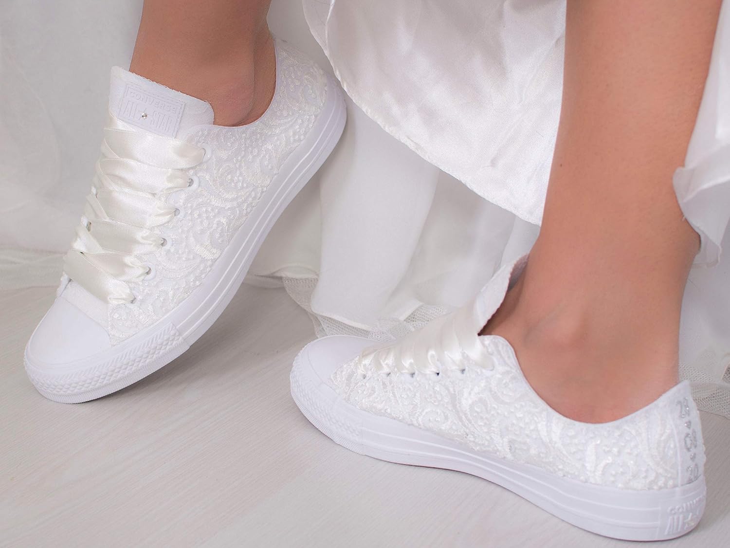 ivory wedding sneakers