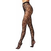 EVERSWE High Waist Fishnet Tights, Thigh High Suspender Stockings