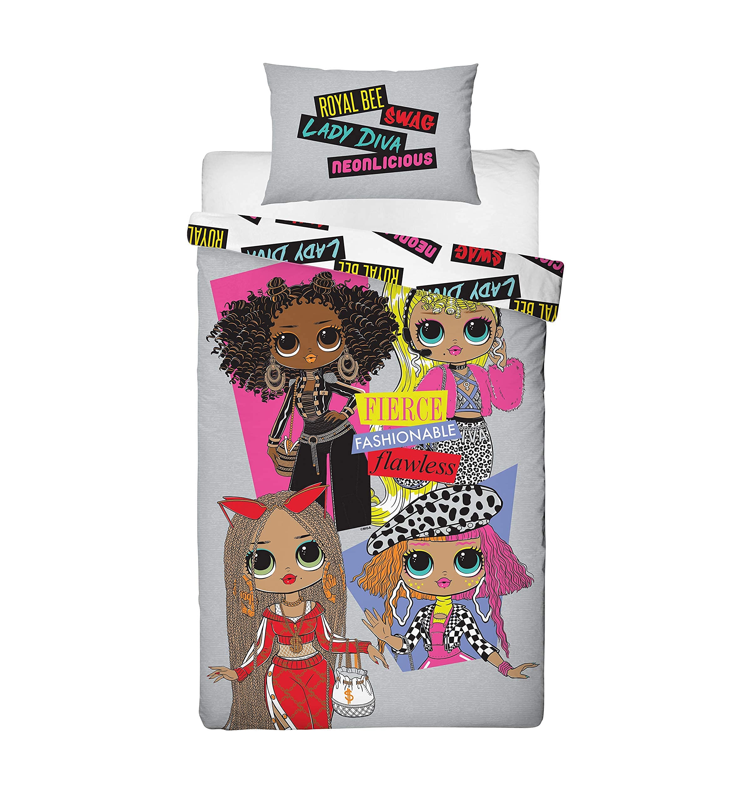 L.O.L Suprise! Single, 50Percent_Cotton, Multi Coloured