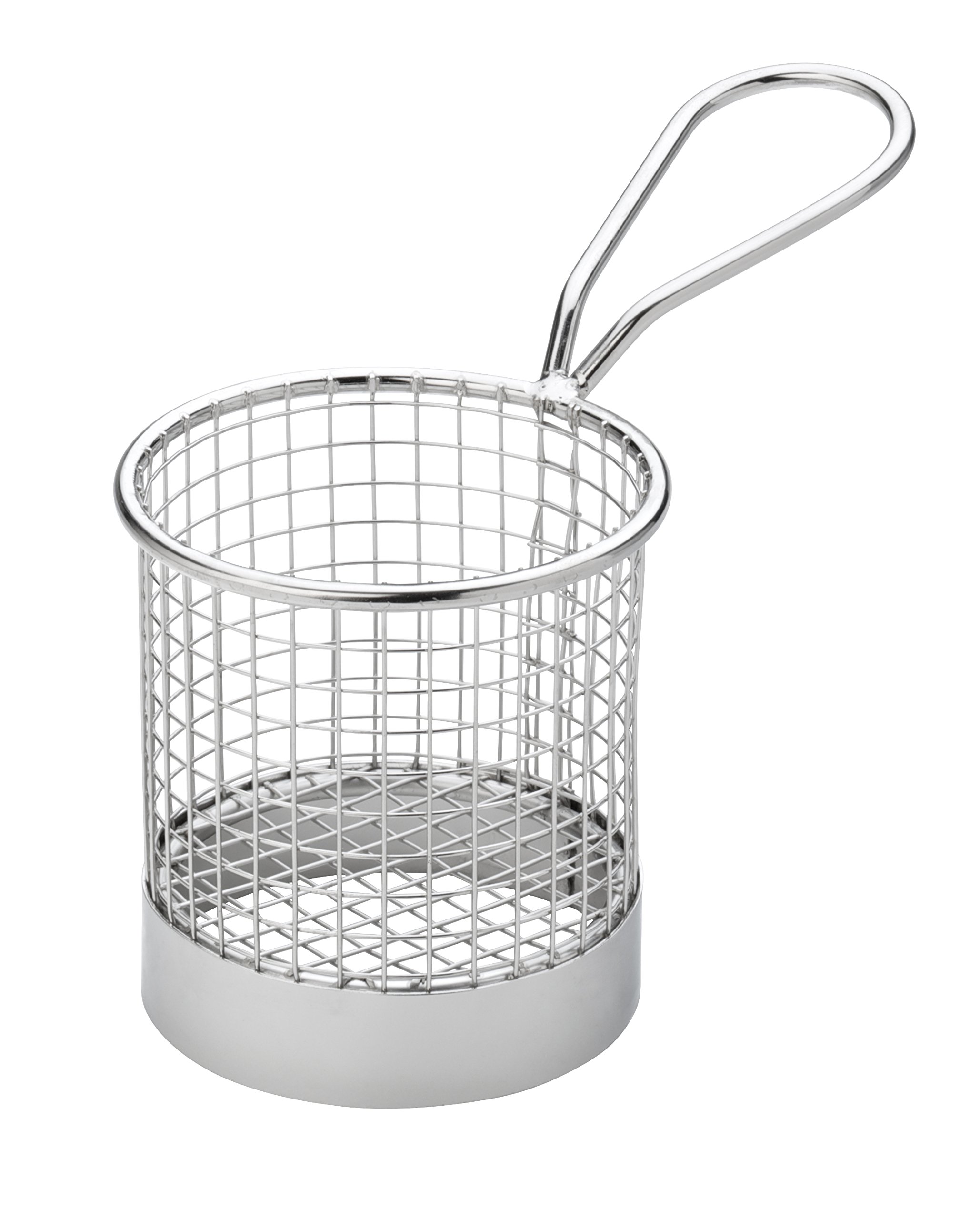 Utopia F91010 Service Basket, Wire ware Round, 3", 7.5 cm (Pack of 6)