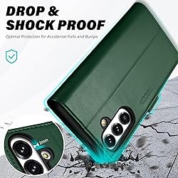 TUCCH Wallet Case for Galaxy S25 Plus 5G, Magnetic
