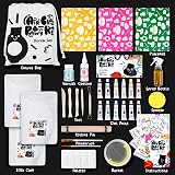 FosterToys Air Dry DIY Clay Pottery Kit for Beginners Tools 12 Paints view 2