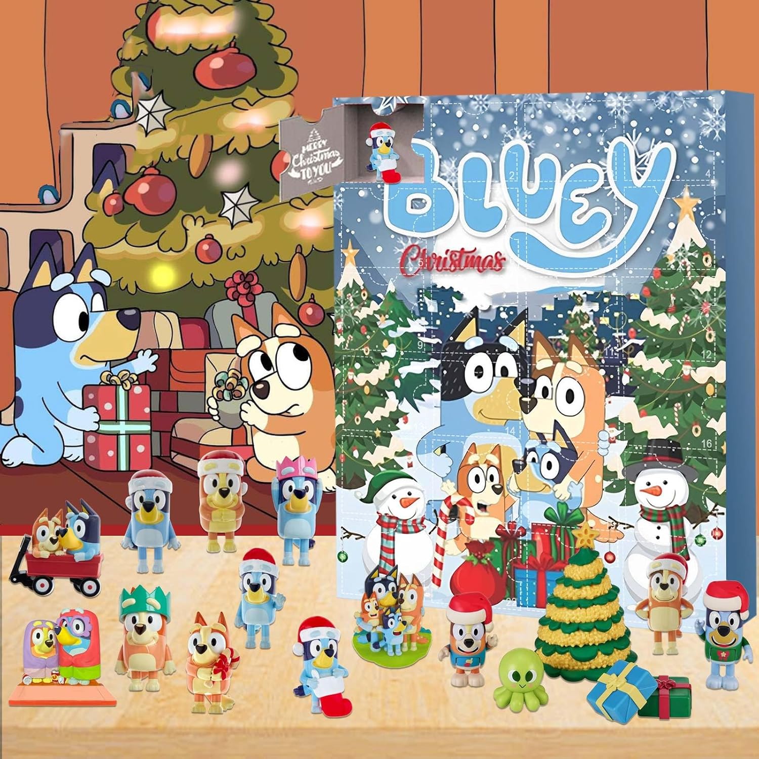 Advent Calendars - Advent Calendar 2023, Christmas Countdown Calendar, 24 Days of Christmas Advent Calendar, 24PCS Cute Cartoon Puppy Figures Gifts Idea