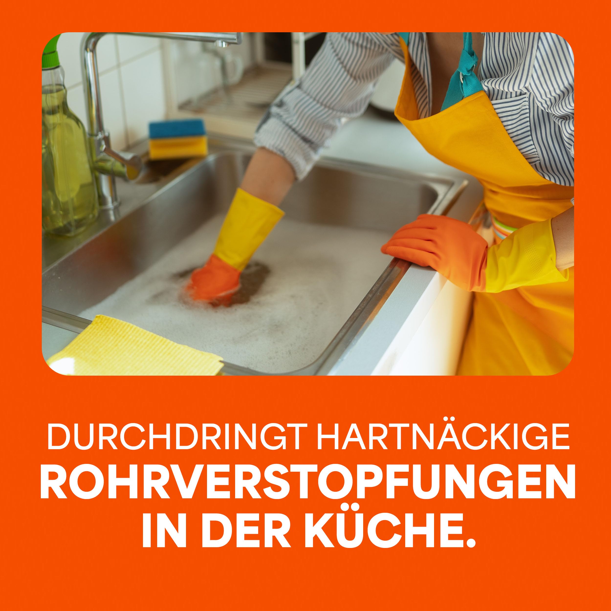 Drano Küchen-Gel, Abflussreiniger, Rohrreiniger für die Küche, 1000 ml 5