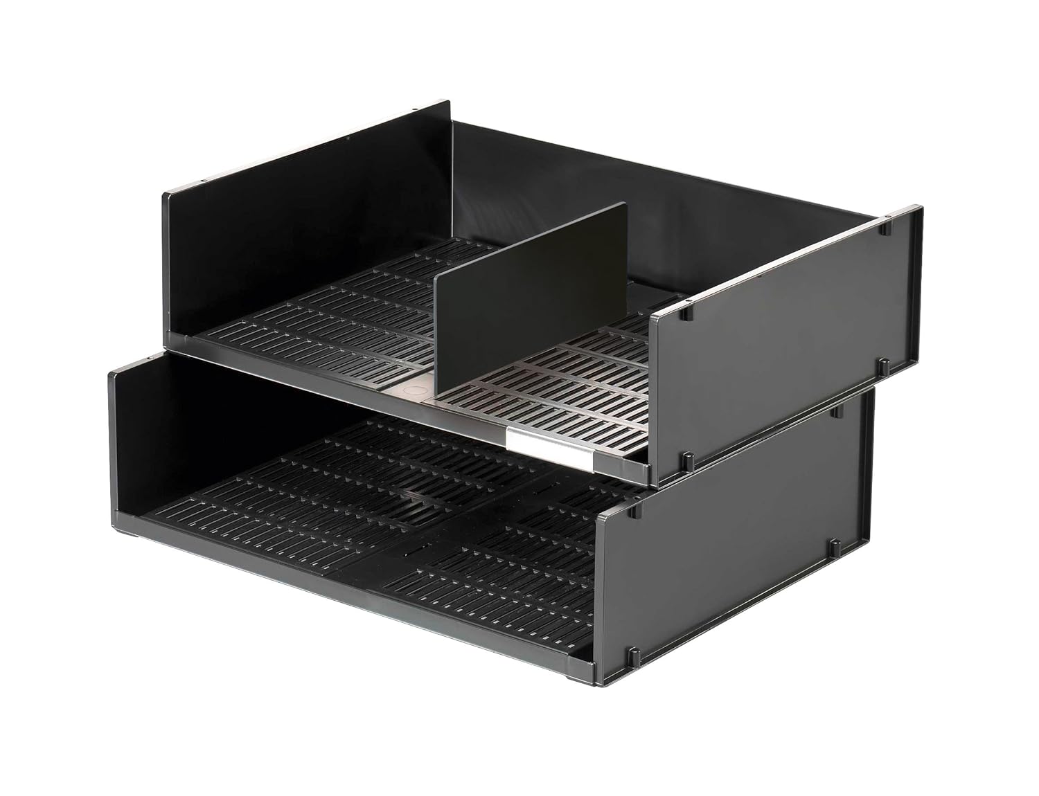 Práctica estantería de baño sin Tornillos MetroDecor mDesign Cesta para