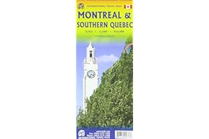 Montreal & Southern Quebec Travel Map 1:12.5K/ 1:850K