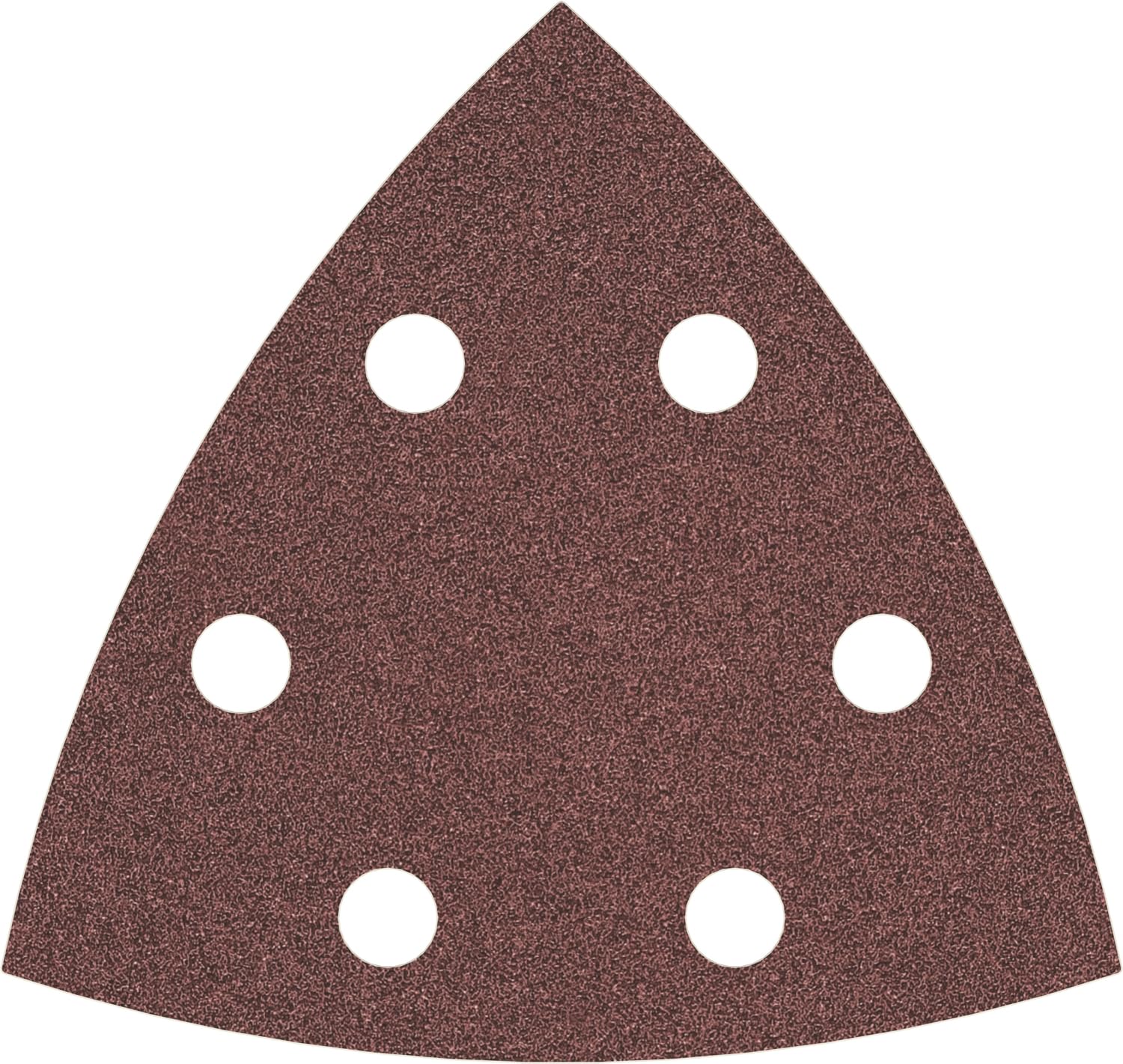 Bosch 5x PRO Paint on Wood and Hardwood F460 Sanding Sheet for Multitools (for Paint on wood, Hardwood, Ø 93x93 mm, Grit 80, Professional Accessory Multitool, Delta Sander)