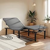 Frassie Adjustable Bed Base Frame Twin XL Electric Bed Base with USB Ports Head and Foot Incline (Twin XL)