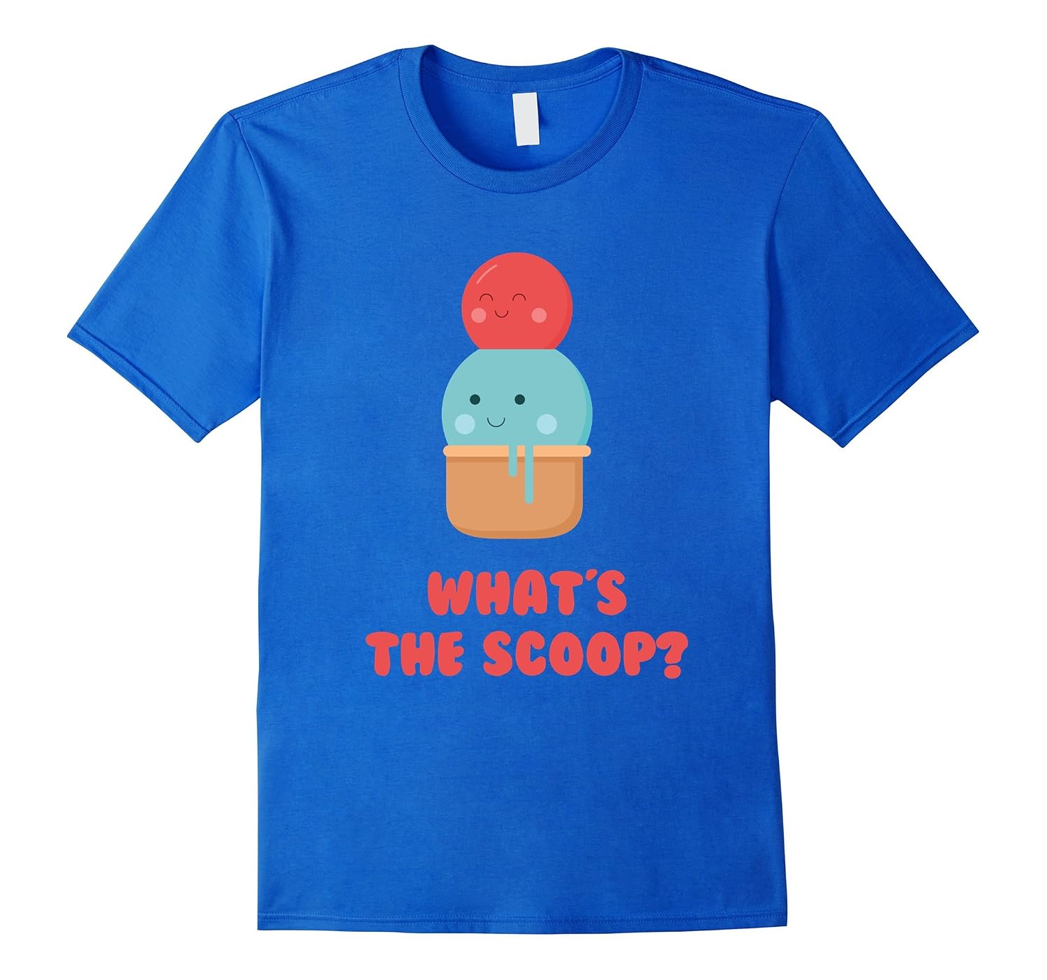 "Level Is No Cream" Funny Saying Graphic T-Shirt - Comedy Gift Tee In Blue Denim - View #3