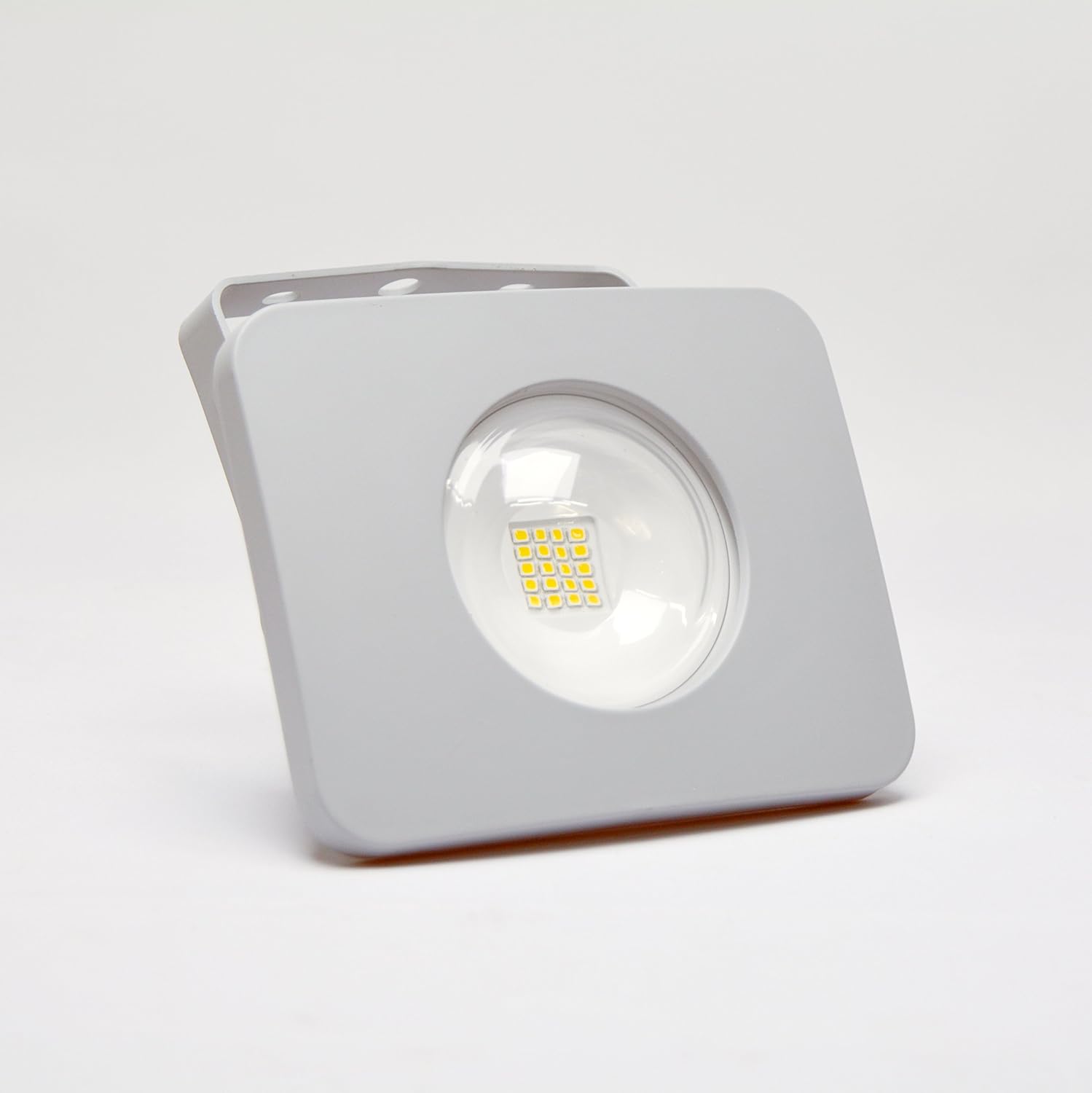 Dlu led-luminaria - Proyector led ip65 cuadrado 10w 230v 4k ...