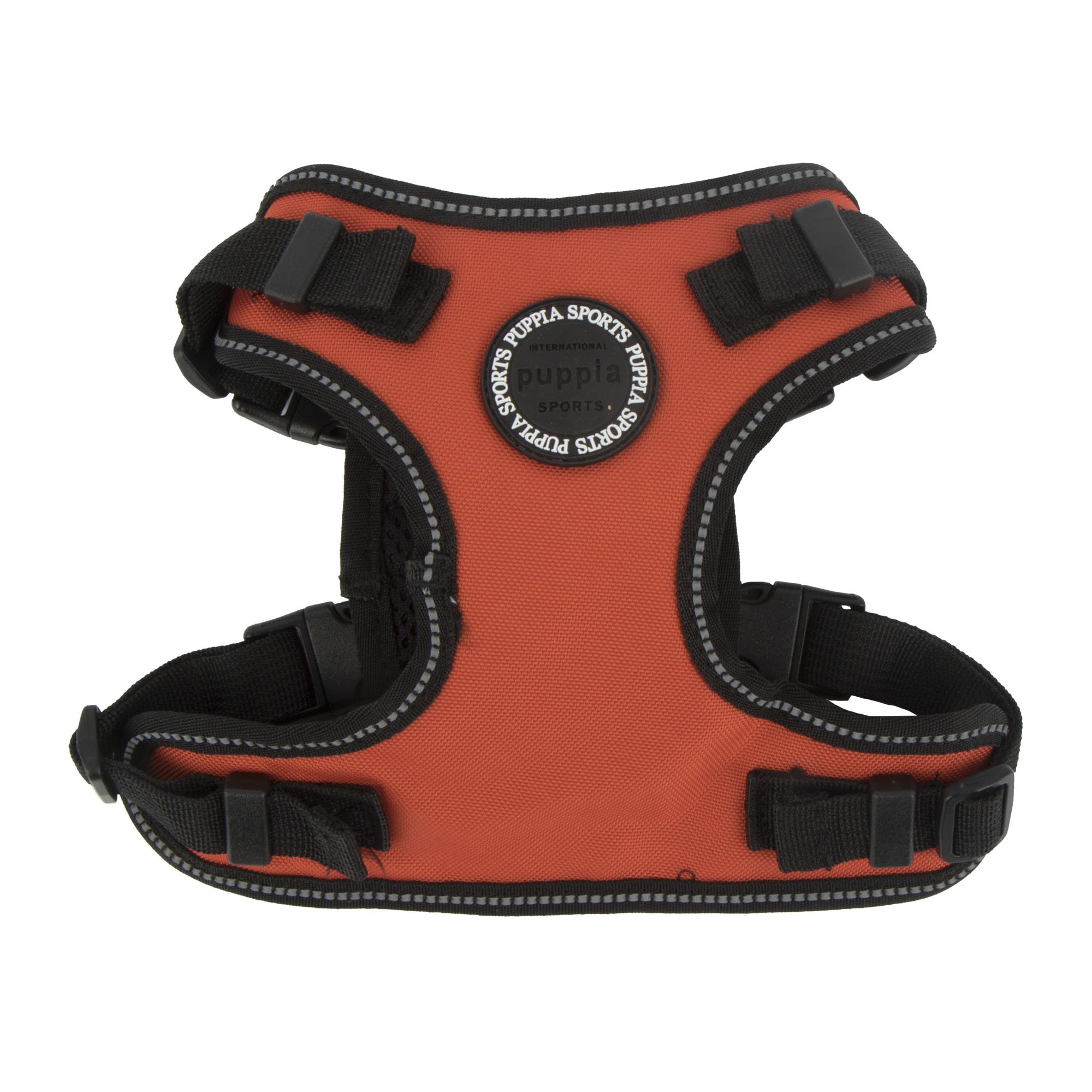 Puppia PLRA-HF9323-OR-S Orange Trek Safety Harness F Pet-Vest-Harnesses, Small