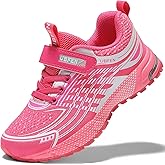 UBFEN Kids Sneakers Boys Girls Tennis Shoes for Running Athletic Walking Gym Sports Lightweight Breathable