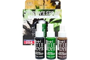 S·E·I S.E.I. Camo Tie Dye Kit 3 Pack: Pre-Mixed Spray Tie Dye Kit, Easy-to-Use, Non-Toxic Fabric Dye in Grass Green, Walnut, and Charcoal, Shake and Spray