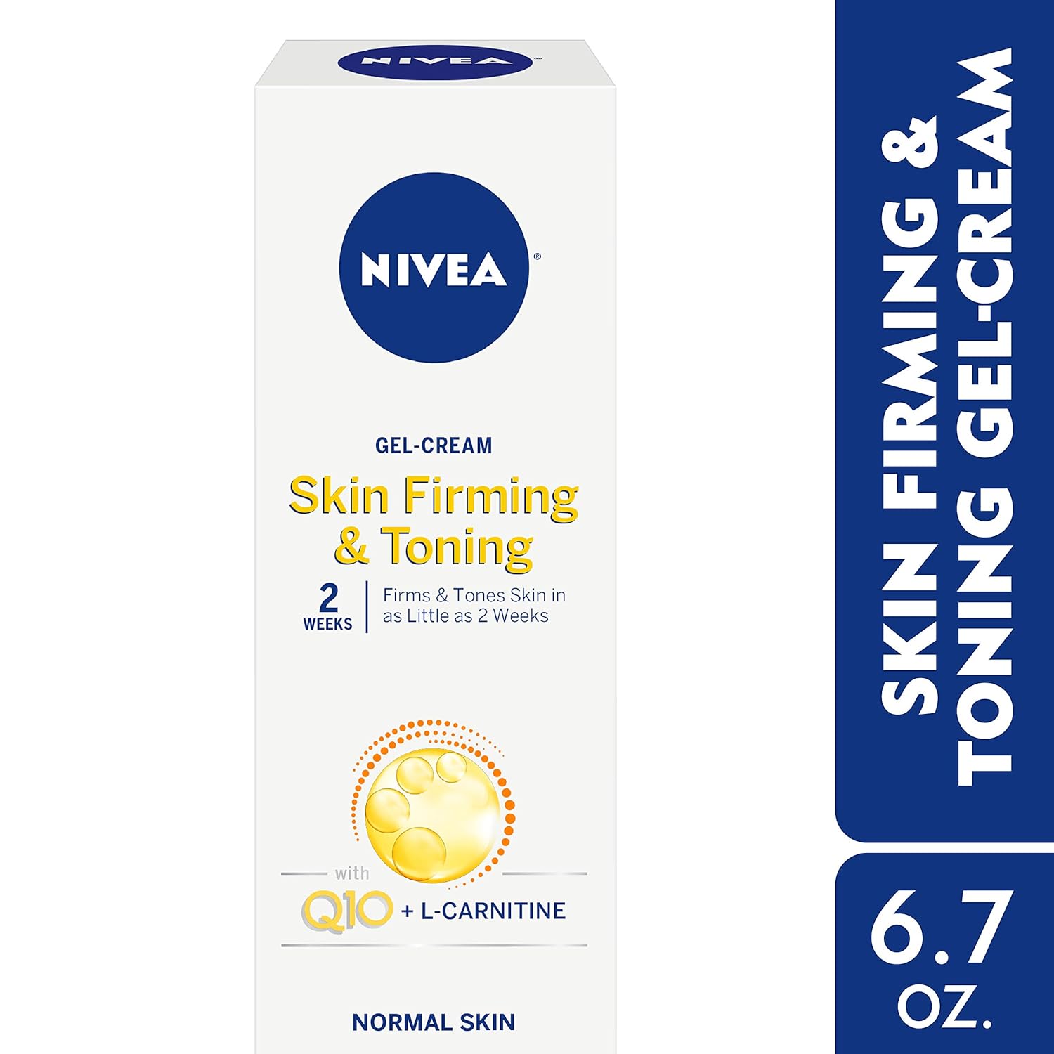 NIVEA Skin Firming & Toning Body Gel-Cream, With Q10 For Normal Skin, Truly Yours, 6.7 Oz Tube : Body Gels And Creams : Beauty