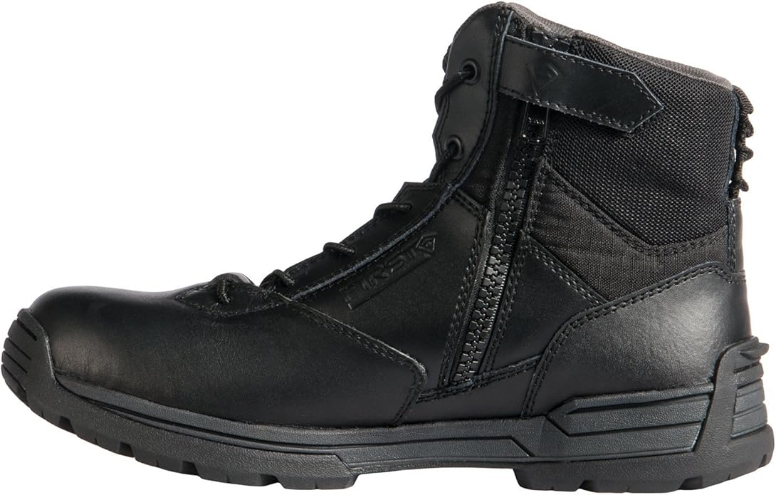 6 inch side zip tactical boots