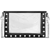 Rebecca Minkoff M.A.B. Clear Crossbody Bag, Stadium Approved Transparent Purse for Concert and Events