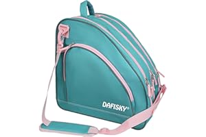 DAFISKY Roller Skate Bag - Ice Skate Bag Fits Inline Skates Quad Skates Rollerblades Figure Skates for Women Men Youth