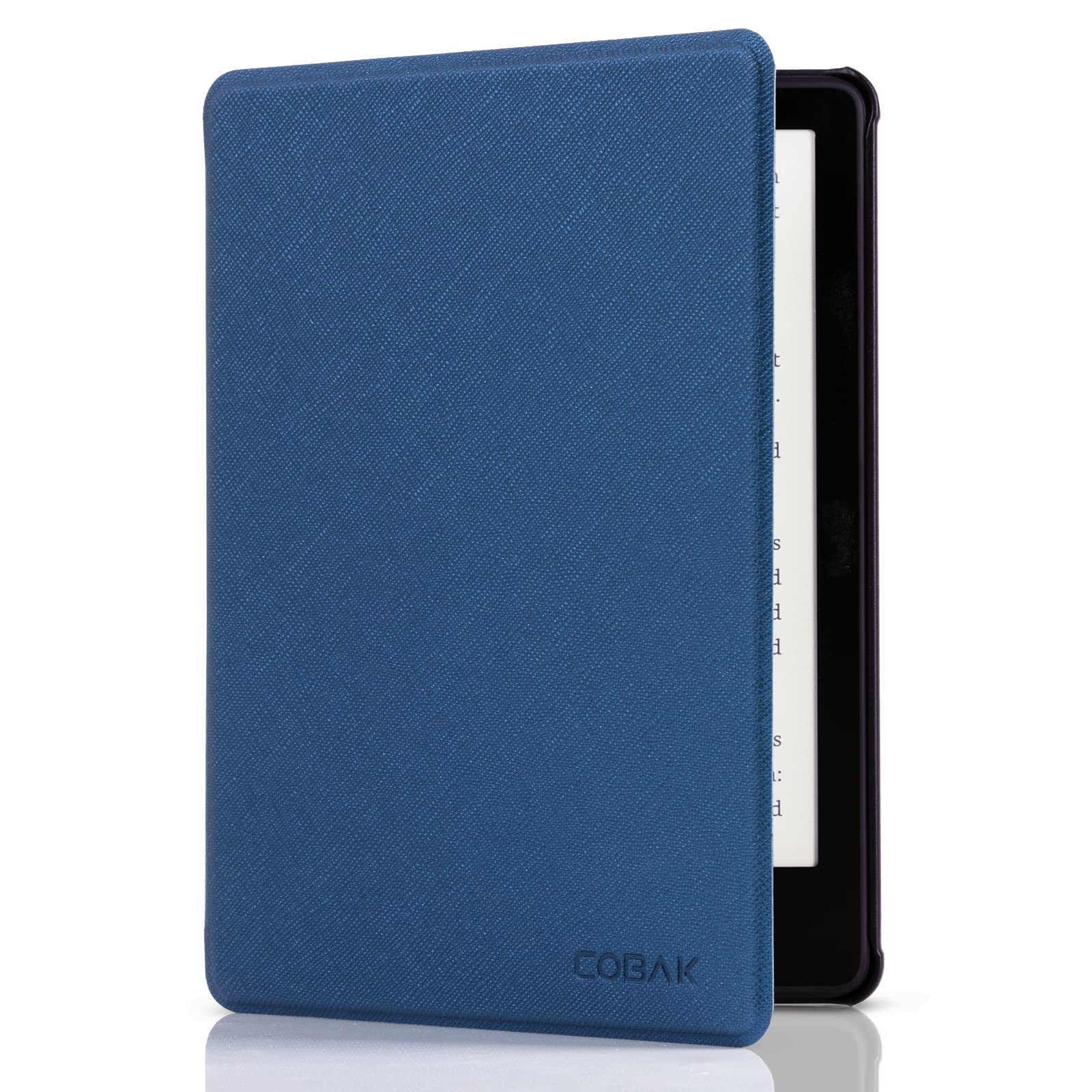 Photo 1 of CoBak Kindle Paperwhite Case with Stand - Durable PU Leather Cover with Auto Sleep Wake, Card Slot, Hand Strap Feature - Fits Kindle Paperwhite 11th Generation 6.8" and Signature Edition 2021 Released