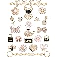 Bling Metal Shoe Charms – Cute Chain Decorations Accessories for Girls & Women Gifts