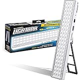 Bell + Howell Light BAR 16.5-inches, 720-Lumens, Built-in 60-LED Bulbs, Rechargeable Portable Lamp with Folding Stand and Han