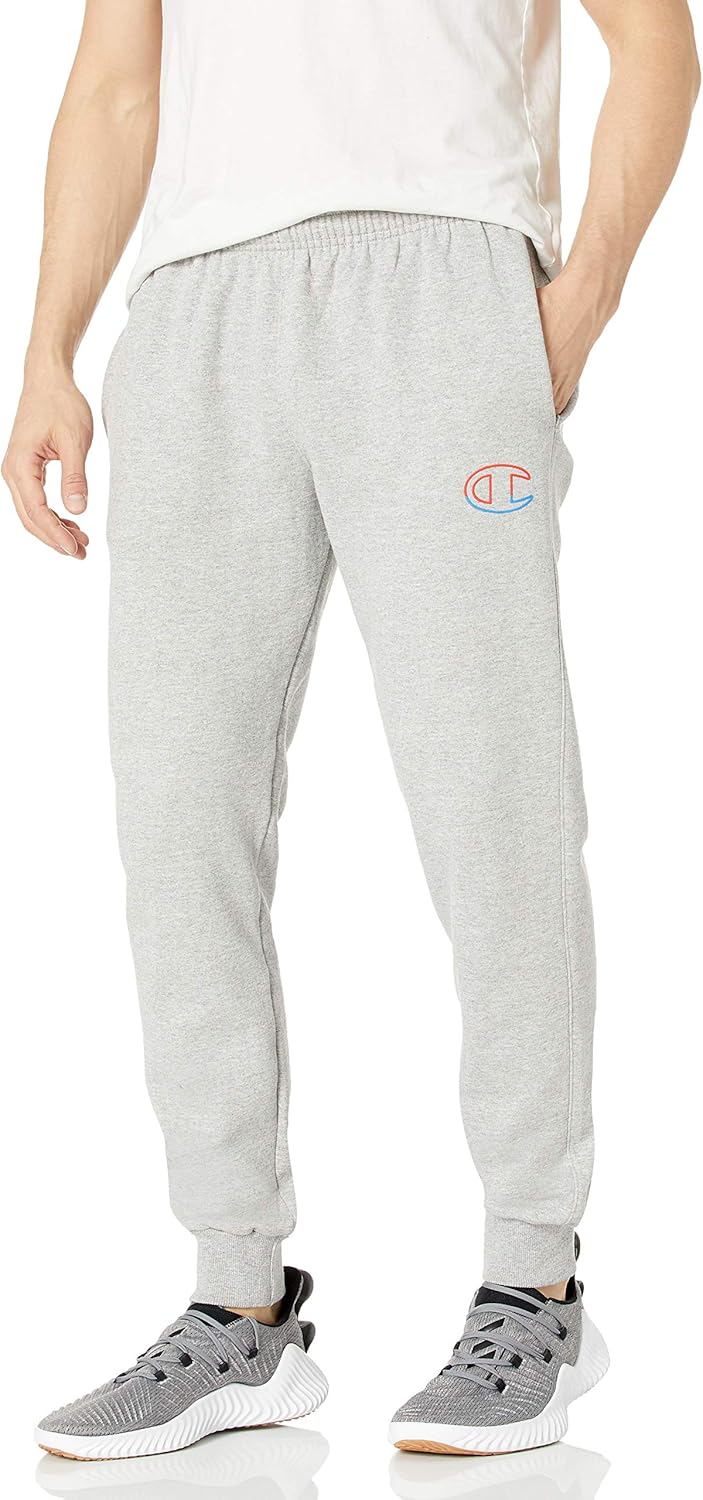 Champion Men's Powerblend Graphic Jogger: Clothing