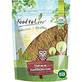Food to Live - Organic Ginger Root Powder, 1 Pound Non-GMO, Kosher, Bulk, Raw Ground Ginger Root, Flour, Sirtfood