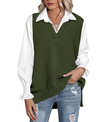 Women's Sweaters Vest 100% Pure Original Cashmere Fashion V Neck