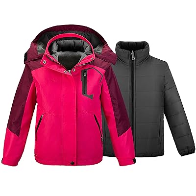 Girls 3 in 1 waterproof jacket Clearance