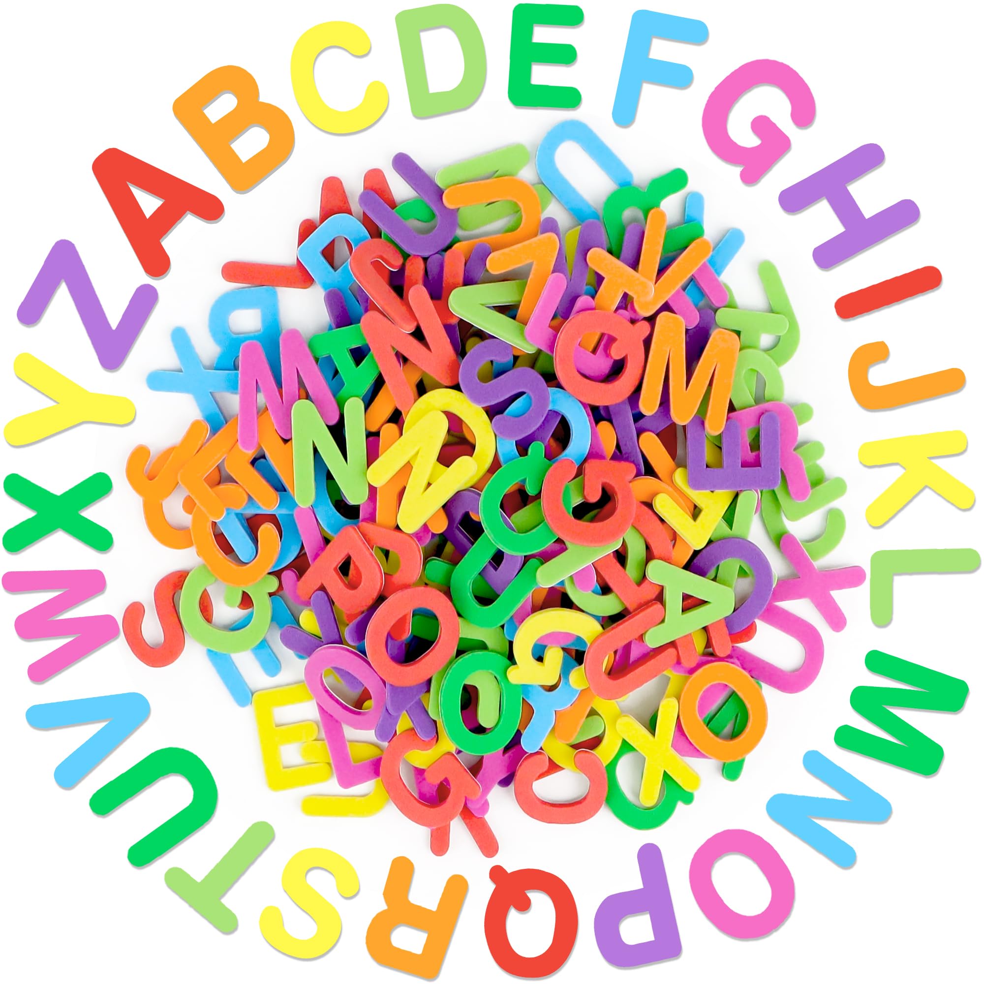 Photo 1 of 1312 PCS Letter Stickers, Foam Letter Stickers, Self Adhesive ABC Alphabet Sticker, Foam Sticker for DIY Crafts, Stick On Letters for School Project Scrapbooking Supplies Party Decorations, 8 Colors