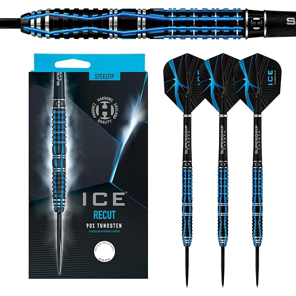 Tungsten Darts Harrows Wolfram Infinity 97% - 21g Set With Supergrip ...