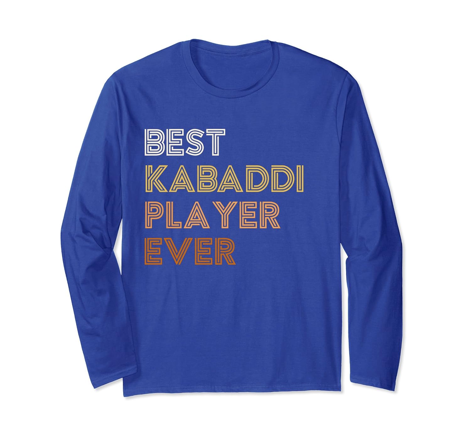 Kabaddi Player Long Sleeve Tshirt India Novelty Apparel-anz