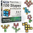 TOSY Magnet Cube 2x2-8 Blocks, 2in1 Toy: 2x2x2 Puzzle Cube and Customizable Infinity Cube, Easter Basket Stuffers Gifts for K