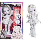 Rainbow High Shadow High Girl's Night Natasha Zima- Grayscale 11" Fashion Doll. White Hair. White and Silver Outfit. Girl's Night Accessories and Comb.