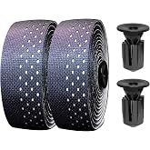 SHANGWU Bike Handlebar Tape, EVA Bike Bar Tape Road Bike, High Stain Resistance Bicycle Handlebars Tape, Extra Thick Soft &amp; Non-Slip Comfortable Bike Grip Tape for Handlebars(Set of 2, Color-Change)