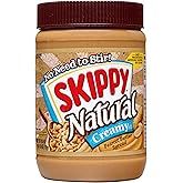 SKIPPY Natural Creamy Peanut Butter Spread, Plant Based Protein, 26.5oz | 4 Ingredients, 7g Protein / serving, Gluten-free. Perfect for Dipping, Protein Snacks, Adult &amp; Kids Snacks, Kids Lunch
