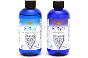 RnA ReSet ReMag & ReMyte – Liquid Magnesium and Multi-Mineral Supplement Bundle, 8.1 Fl Oz Each (2-Pack)