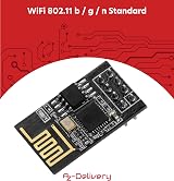 AZDelivery ESP8266 ESP-01S WiFi Transceiver Module 1MB Flash 80MHz Arduino Pi view 2