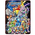 Mega Man X Fleece Throw Blanket | Plush Soft Polyester Cover For Sofa and Bed, Cozy Home Decor, Luxury Room Essentials | Capcom Video Game Gifts For Adults and Kids | 45 x 60 Inches